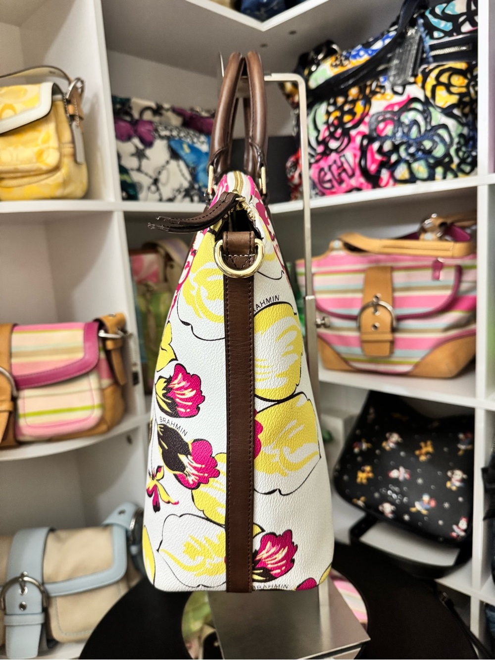 Brahmin Duxbury Dahlia Satchel - Picture 4 of 8